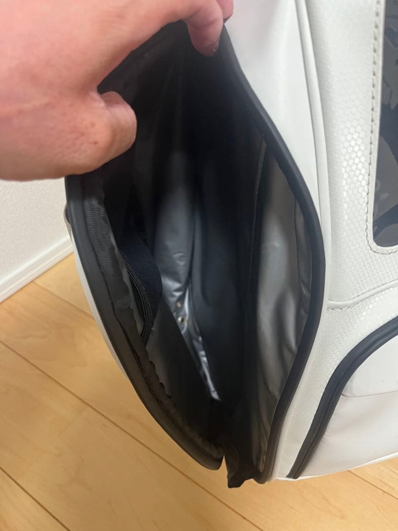 MNMLゴルフ キャディバッグ スタンドバッグ ホワイト