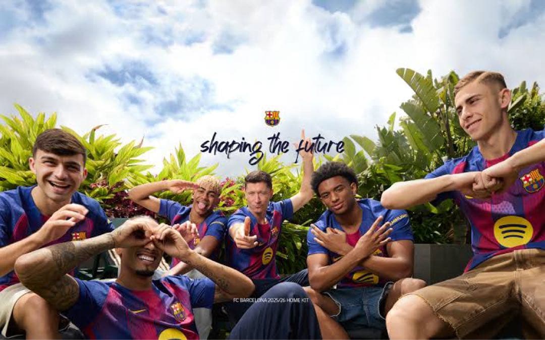 新品 FC Barcelona バルセロナ 25 26 ホーム ユニフォーム M