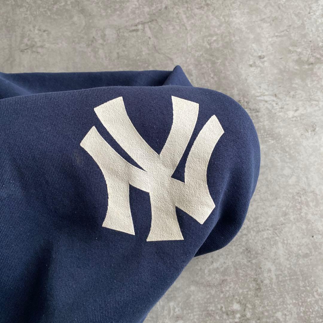 80s ニューヨーク ヤンキース スウェット USA製 XL ネイビー 紺