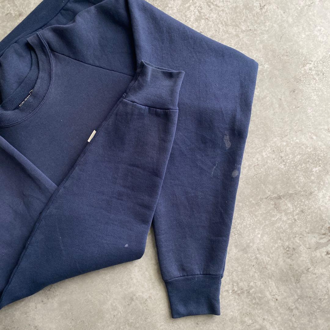 80s ニューヨーク ヤンキース スウェット USA製 XL ネイビー 紺