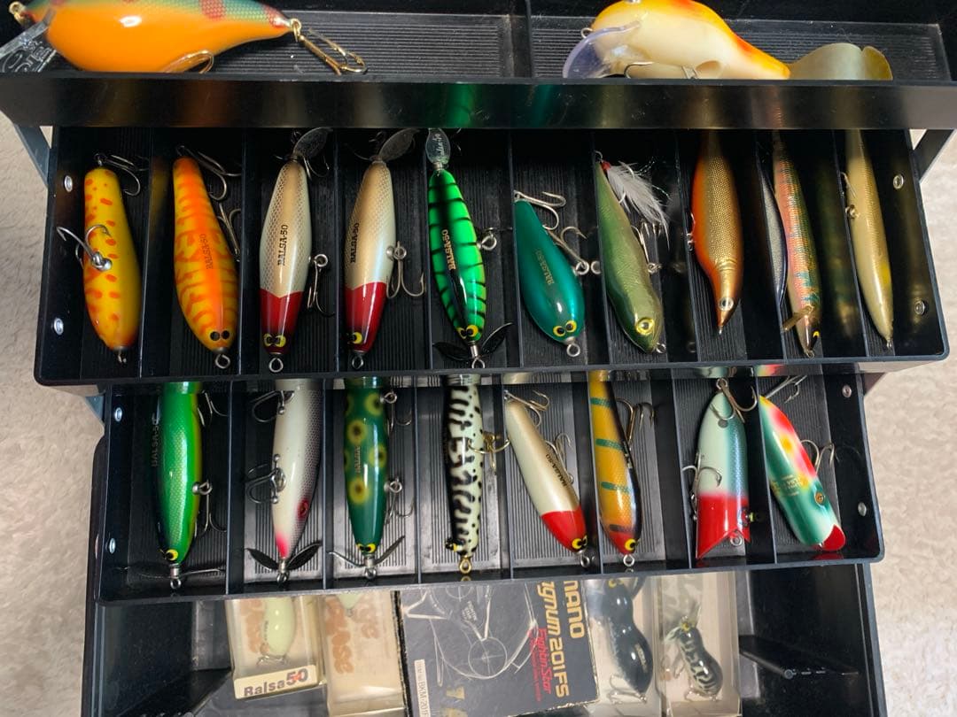 ルアー　バルサ50 ビンテージ　リール