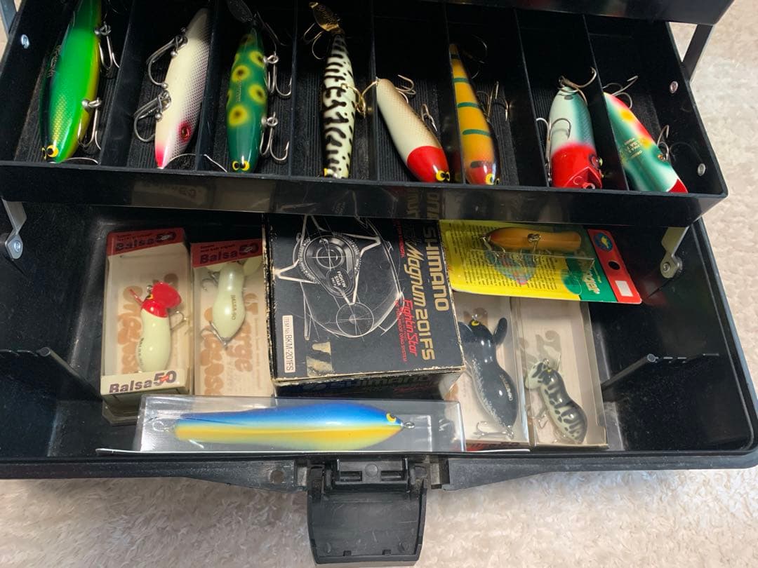 ルアー　バルサ50 ビンテージ　リール