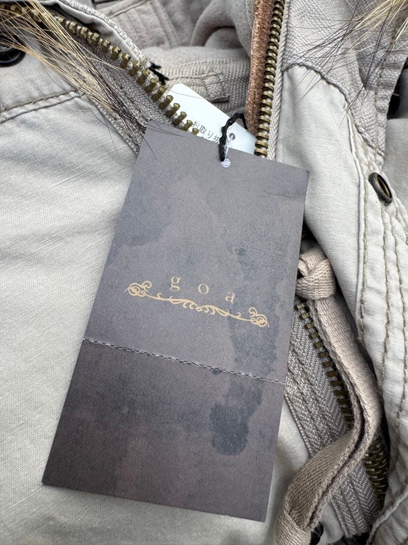 00's 希少‼︎ 新品未使用 goa Y2K ゴア モッズコート リアルファー