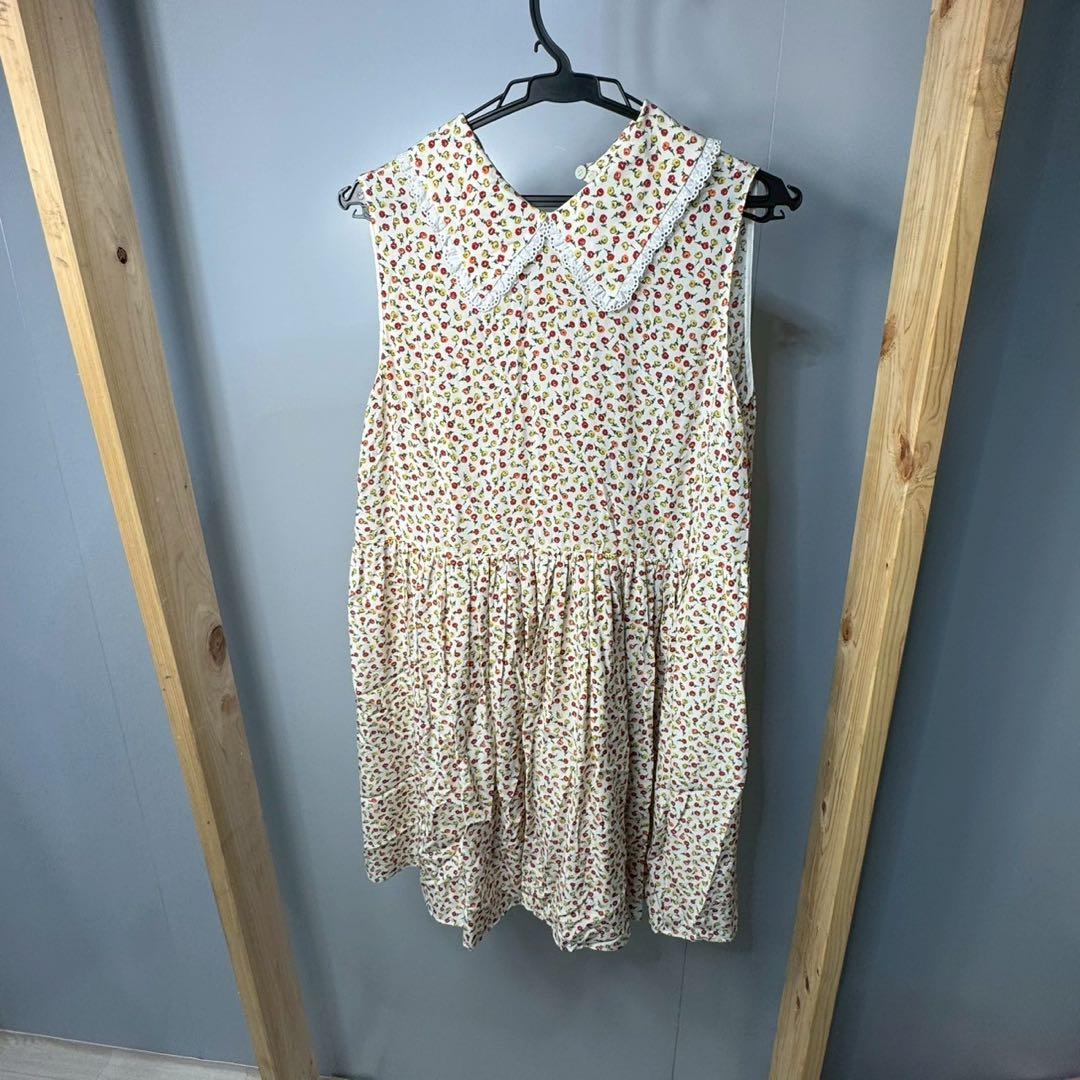 ミュウミュウ　MIU MIU 小花柄　ノースリーブ　ワンピース