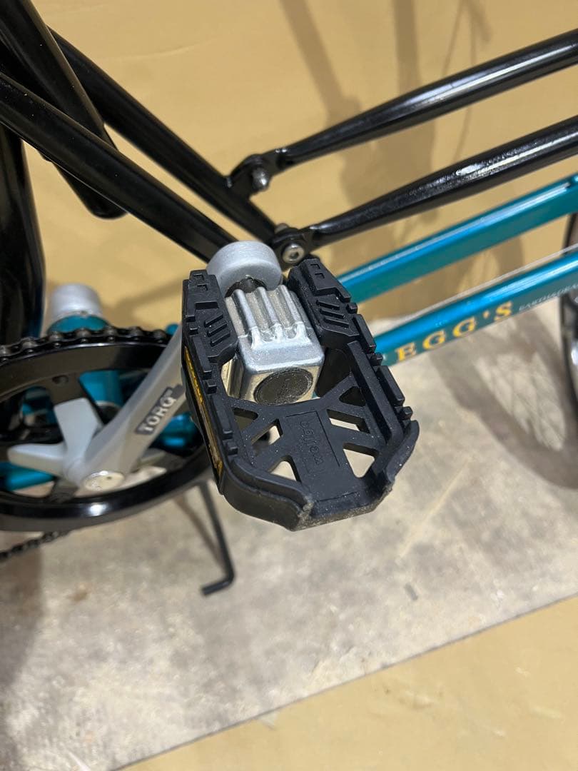 名古屋市内お届け無料手渡し希望EGG'S製の折りたたみ自転車 自転車 青