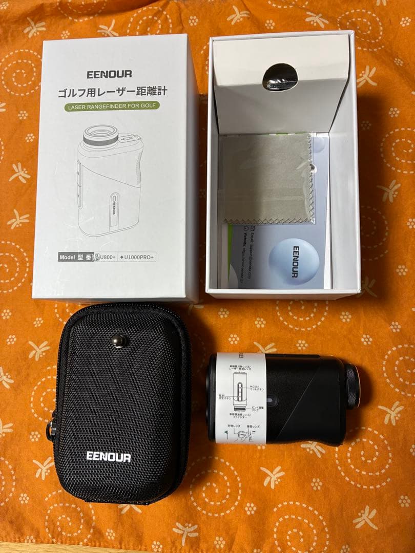 EENOUR ゴルフ用レーザー距離計 Model U800+ ブラック