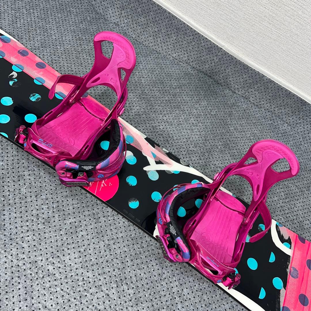 7-8回使用138cm RIDE RAPTURE×FLUX GU15 XSサイズ