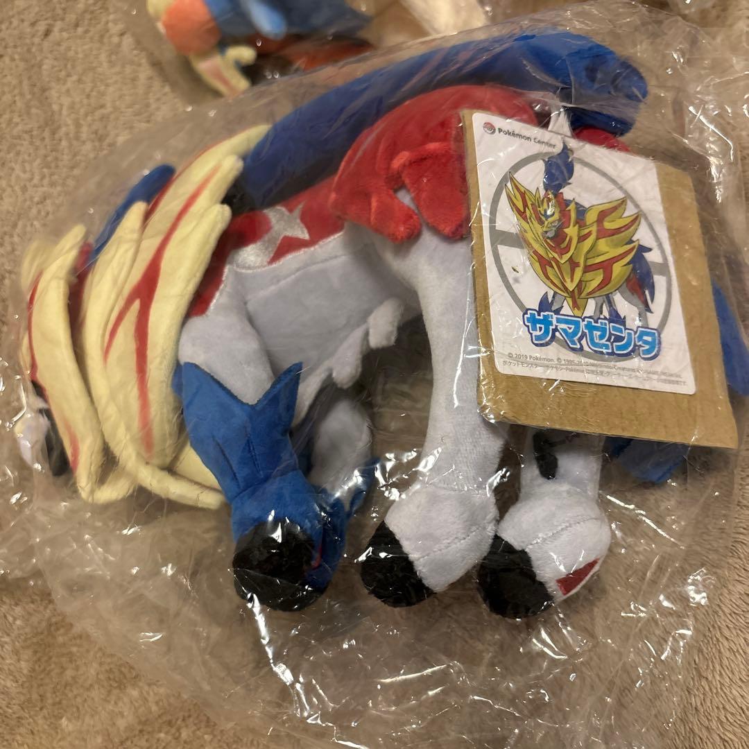 ポケモンセンター　ザシアン　ザマゼンダ　ぬいぐるみ