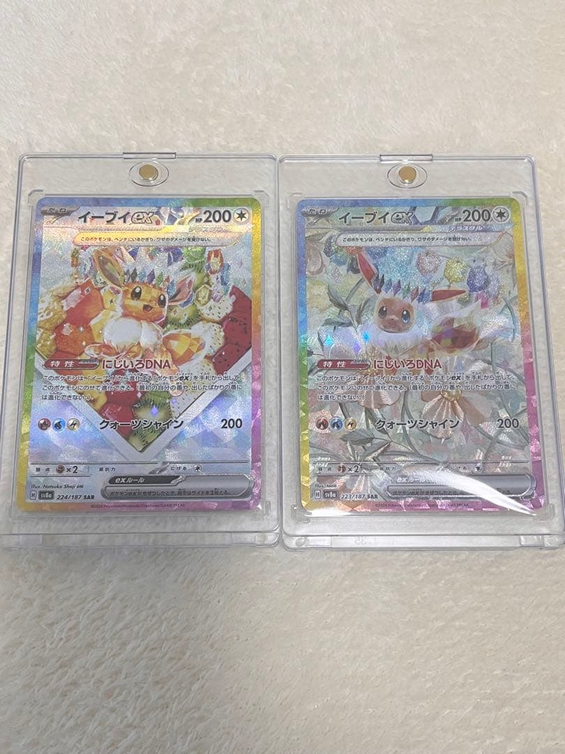 美品 イーブイex SAR テラスタルフェスex 223/187、224/187