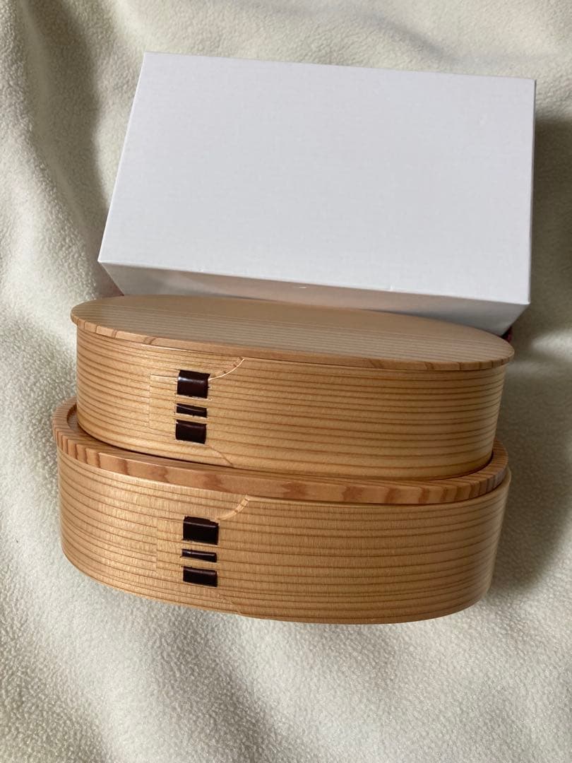 お値下げ不可です【新品】秋田県大館市 曲げわっぱ 二段