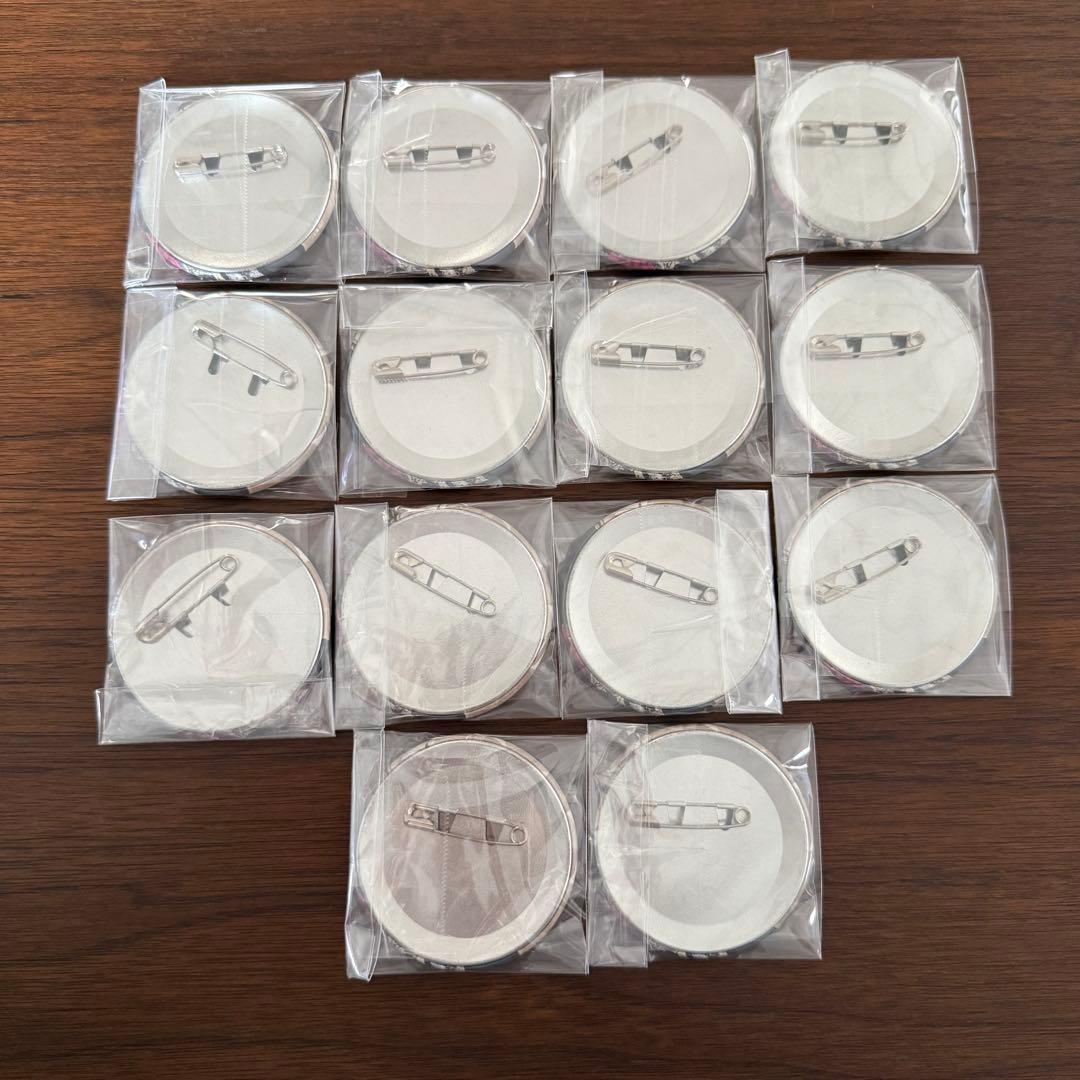 棗巳波　ブラホワ　缶バッジセット