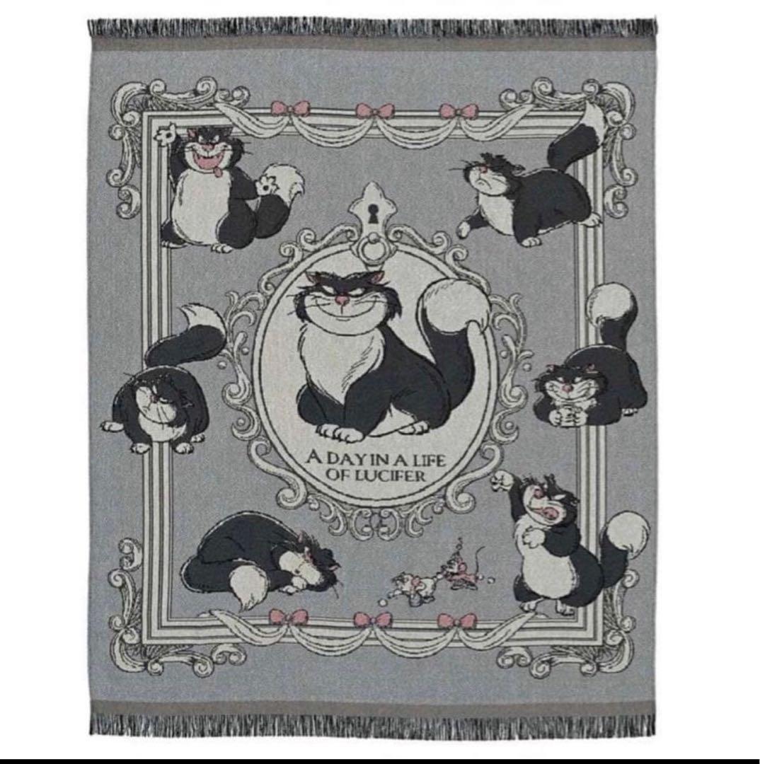 ディズニーストア　ルシファー　ブランケット　シンデレラ