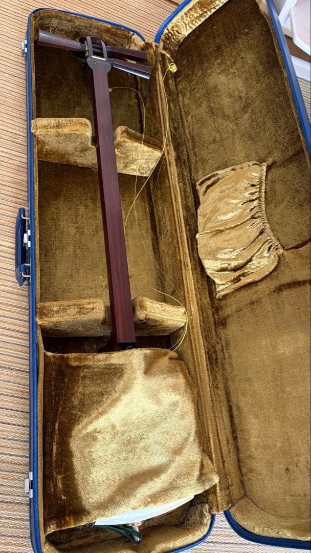 【高級】紅木津軽三味線　ハードケース付き