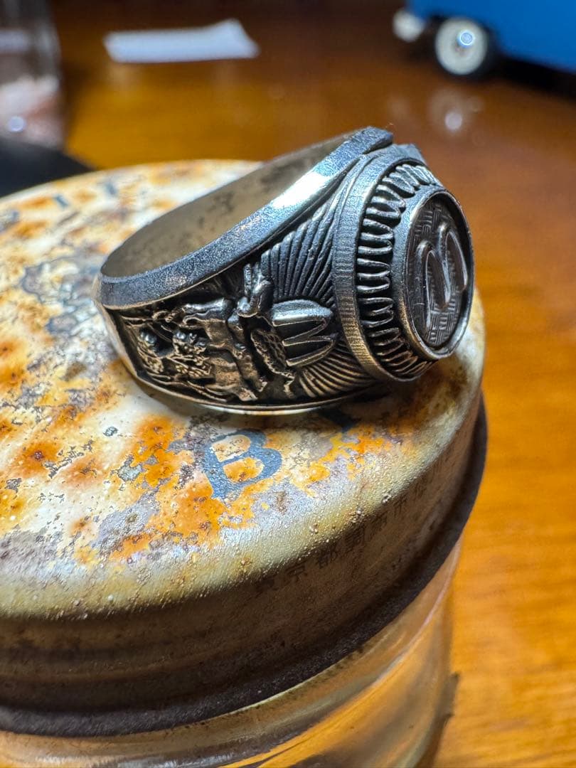 70s マクドナルド カレッジリング BALFOUR社 指輪 ヴィンテージ18号