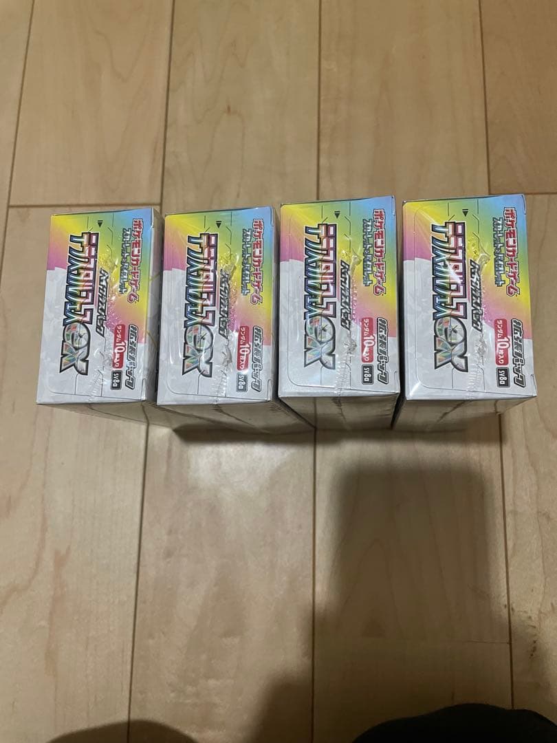 ポケモンカード　ポケカ　テラスタルフェスEX 4BOX ポケセン産　シュリンク付