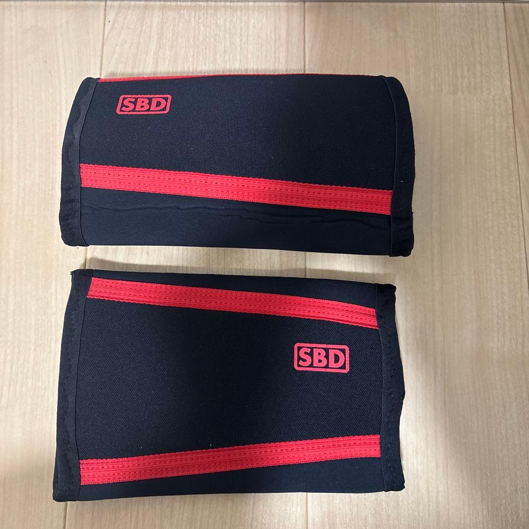 SBD エルボースリーブ Mサイズ ブラック レッド
