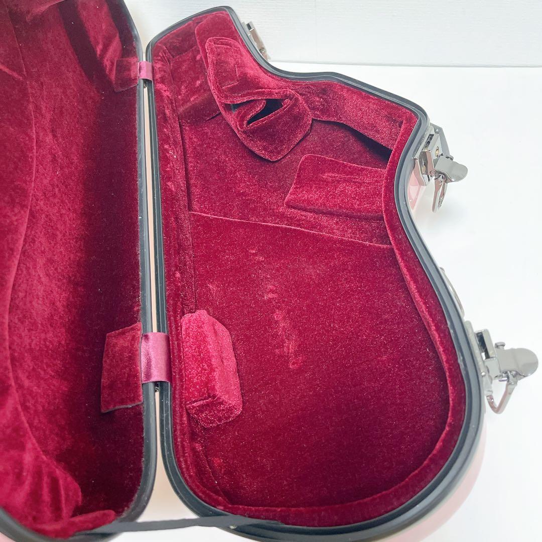 C.C.シャイニーケース　サックス　ピンク　ショルダーストラップ