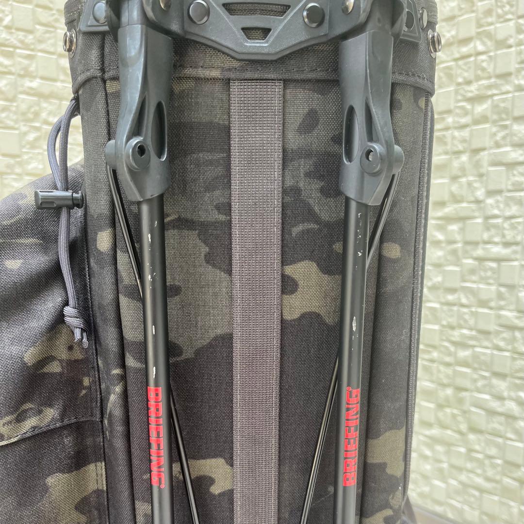 ブリーフィング　BRIEFING キャディバッグ　CR-4 ブラックカモ