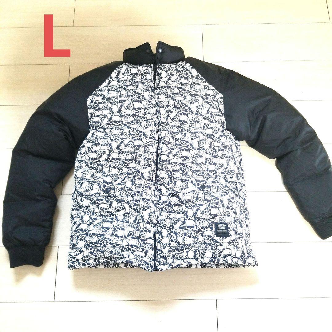 チャレンジャー　ジャケット　スカル ナイロン　Lサイズ