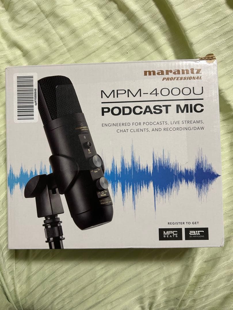 Marantz MPM-4000U ポッドキャストマイク