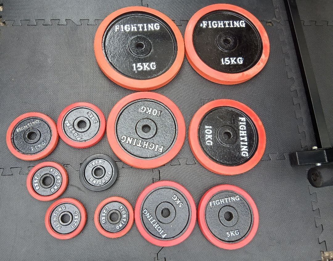 FIGHTING ROADキングオブベンチプレートセット 計70Kg 引き取限定