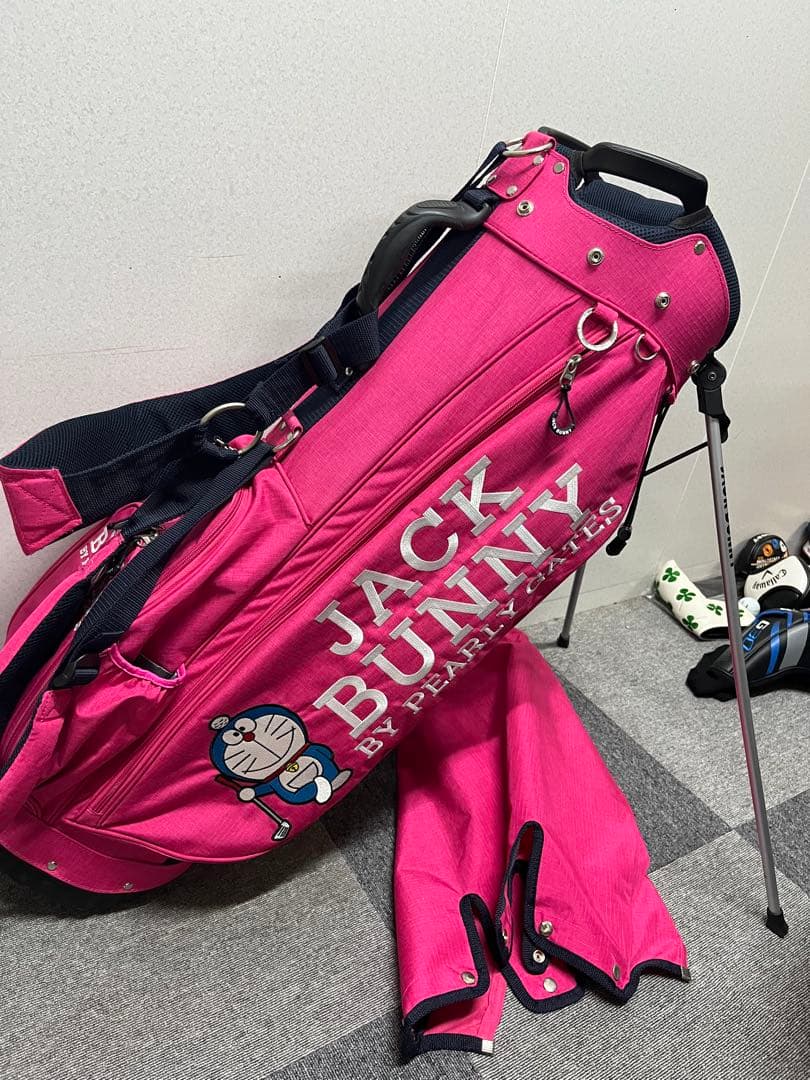 限定 パーリーゲイツ ジャックバニー ドラえもん スタンド キャディバッグ