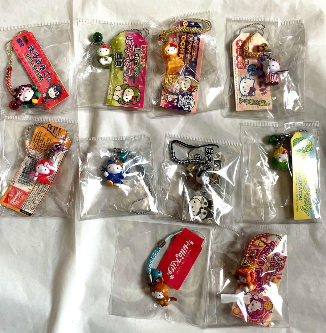 ハローキティー　ご当地キティー　根付け　チャーム　希少品　38個　まとめ売り