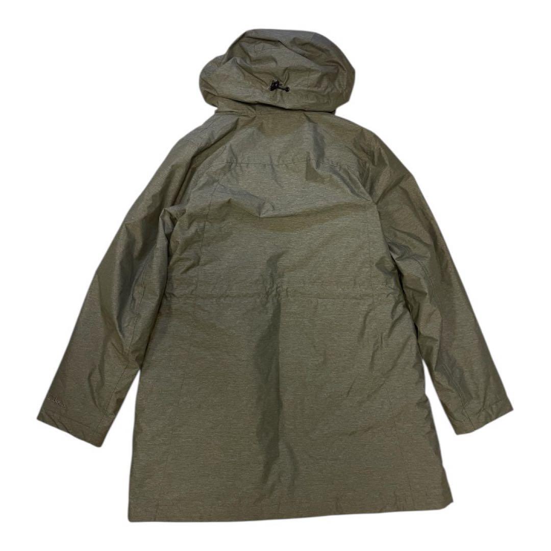 美品　L.L.Beanウィンター・ウォーマー・コート　カーキ　刺繍ロゴ　M