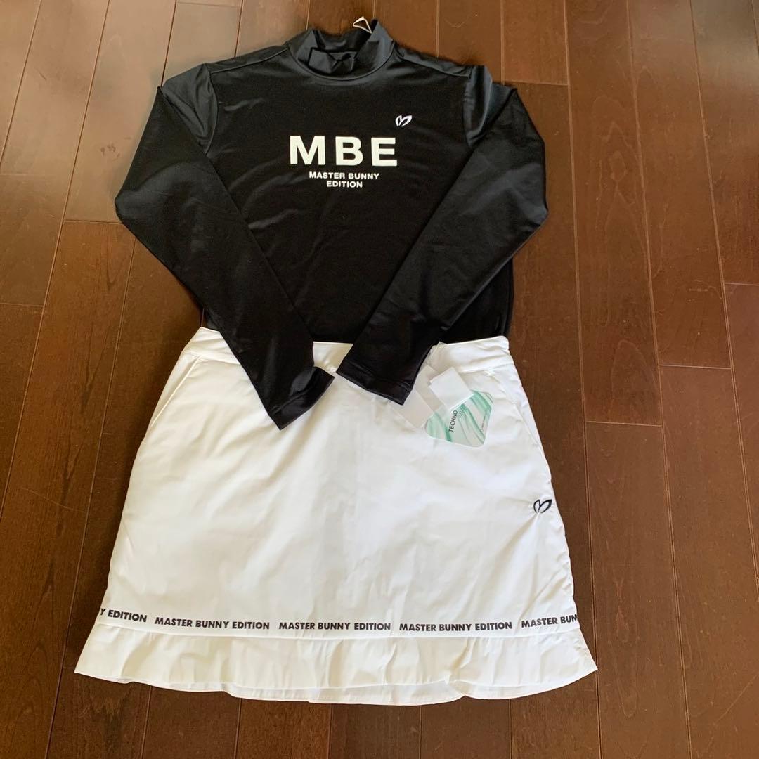 マスターバニーモックネックトップスとスカートセットアップサイズ1