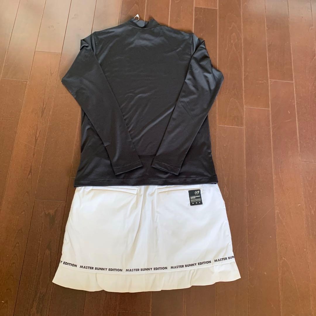 マスターバニーモックネックトップスとスカートセットアップサイズ1