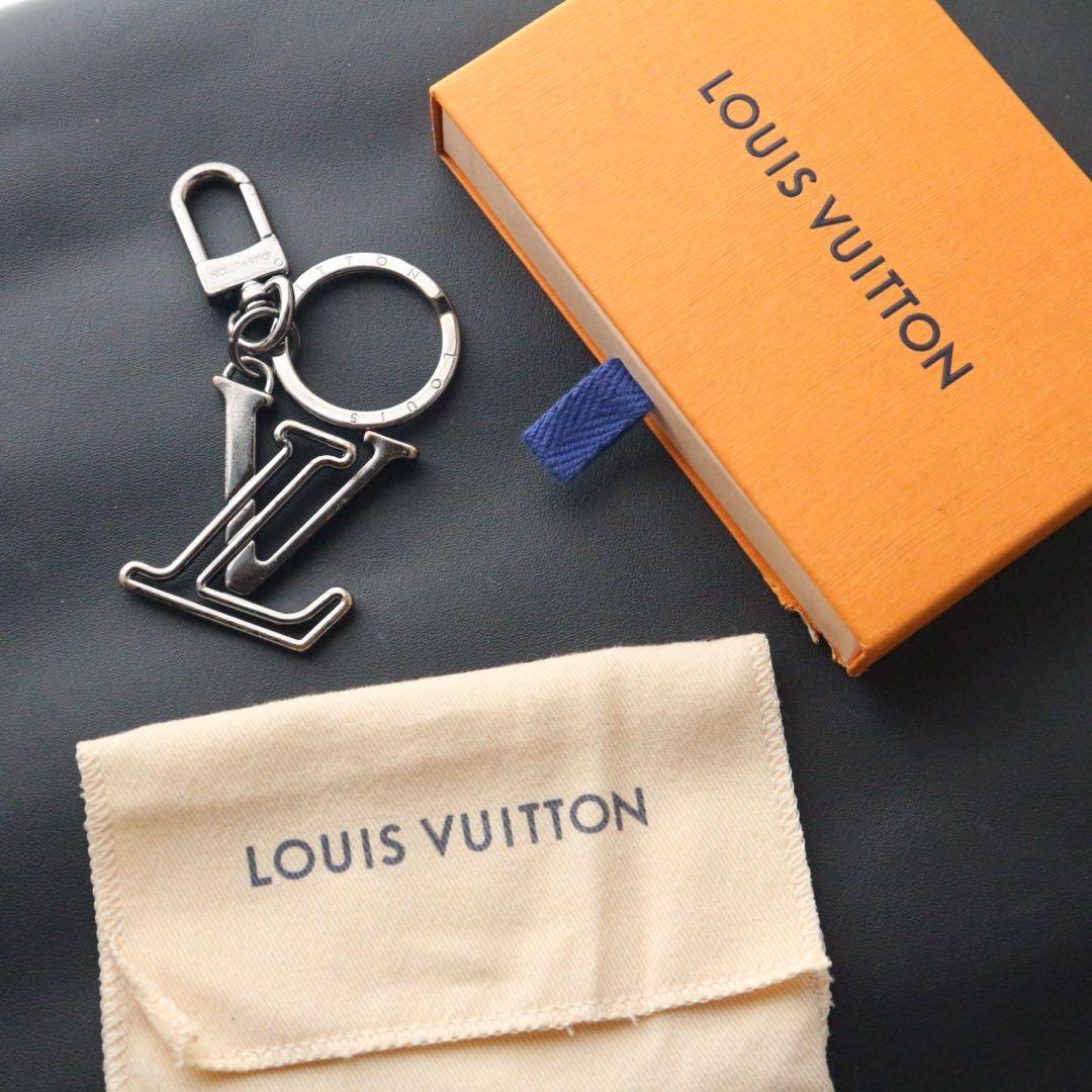 【中古】LOUIS VUITTON キーホルダーシルバーカラーM80217