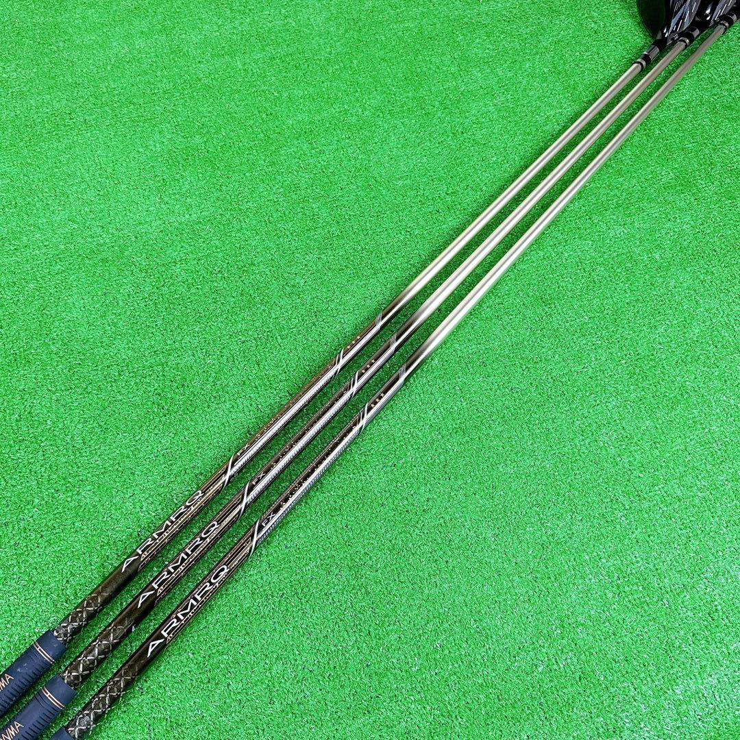 【レフティ】 HONMA BERES09 3S 1W 5W U22 3本 SR