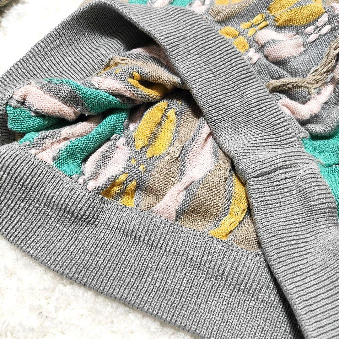 【美品】COOGI クージー ニット コットン L 3Dニット 豪州製 激レア