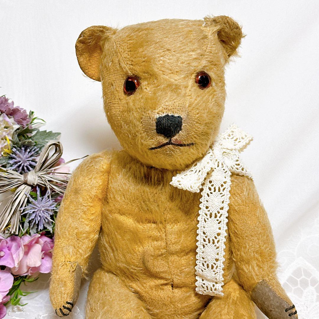 ❤️1940年頃❤️愛されすぎたチルターンベア　アンティークテディベア