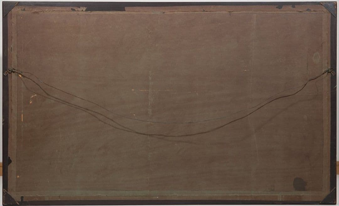 蕙養 『文読む美人図』 肉筆 大幅 浮世絵 紙本 彩色 額装