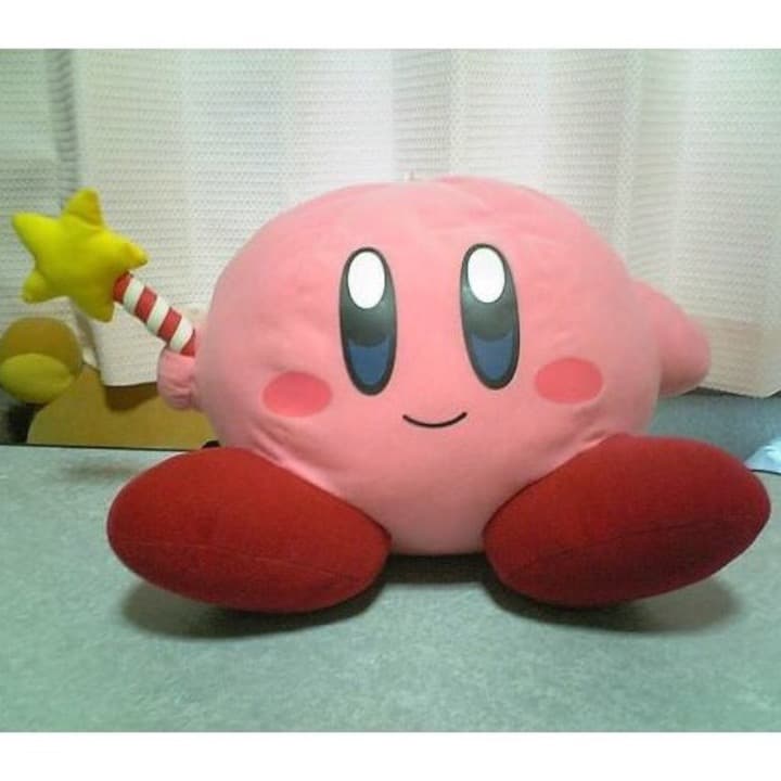 ★非売品BIG新品❤️星のカービィ スーパーDX ぬいぐるみ２ スターロッド