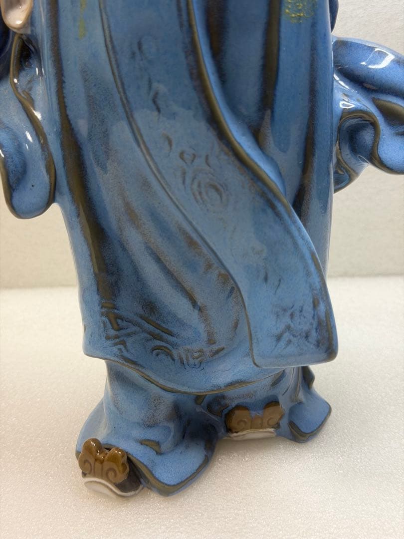 在庫処分‼️ 陶器 手工製作 高溫燒製 三国志人物 「曹操」