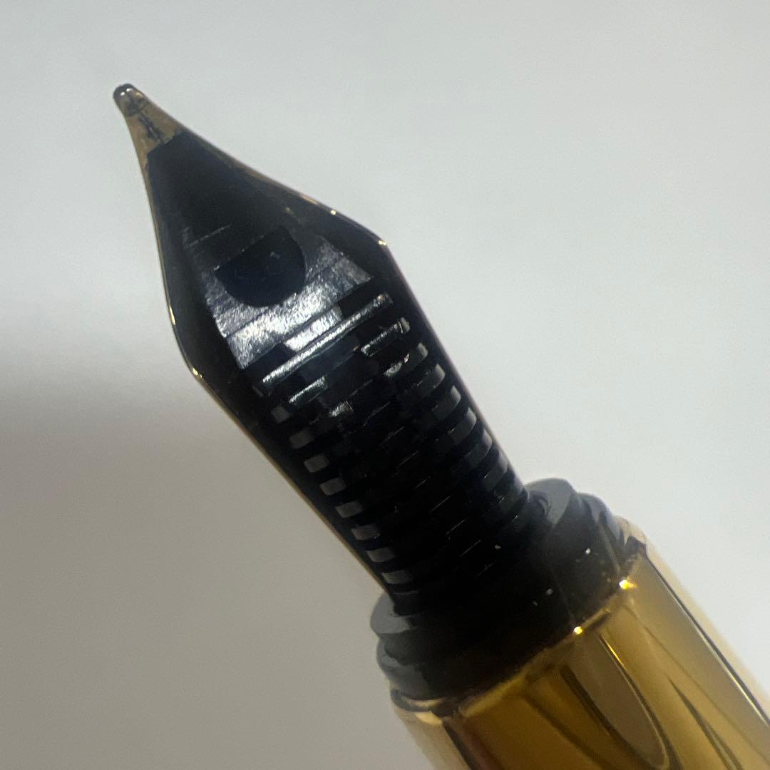 ダンヒル センチュリーマン ブラックレジン ゴールド万年筆