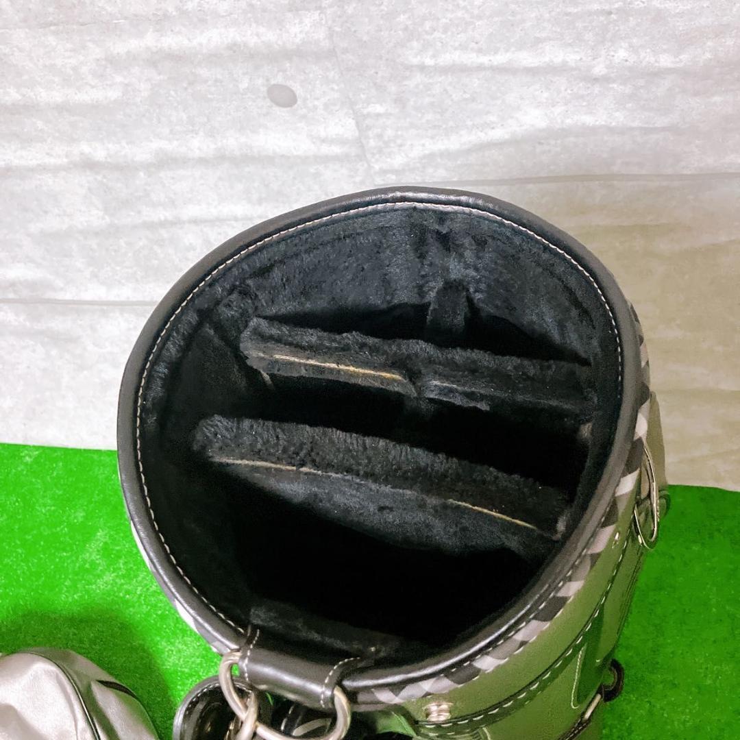 DAKS ゴルフ キャディバッグ チェック柄 9型 46インチ対応 美品