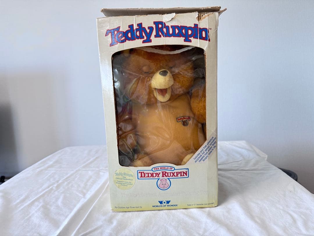 N*k様 テディラクスピン 本体、絵本２冊、カセットテープ２枚 昭和レ