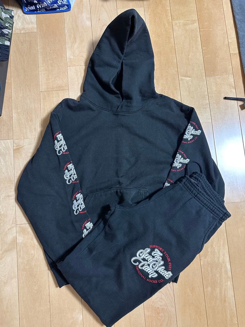 サーフスケートキャンプ　パーカー　上下セットアップ　即購入可