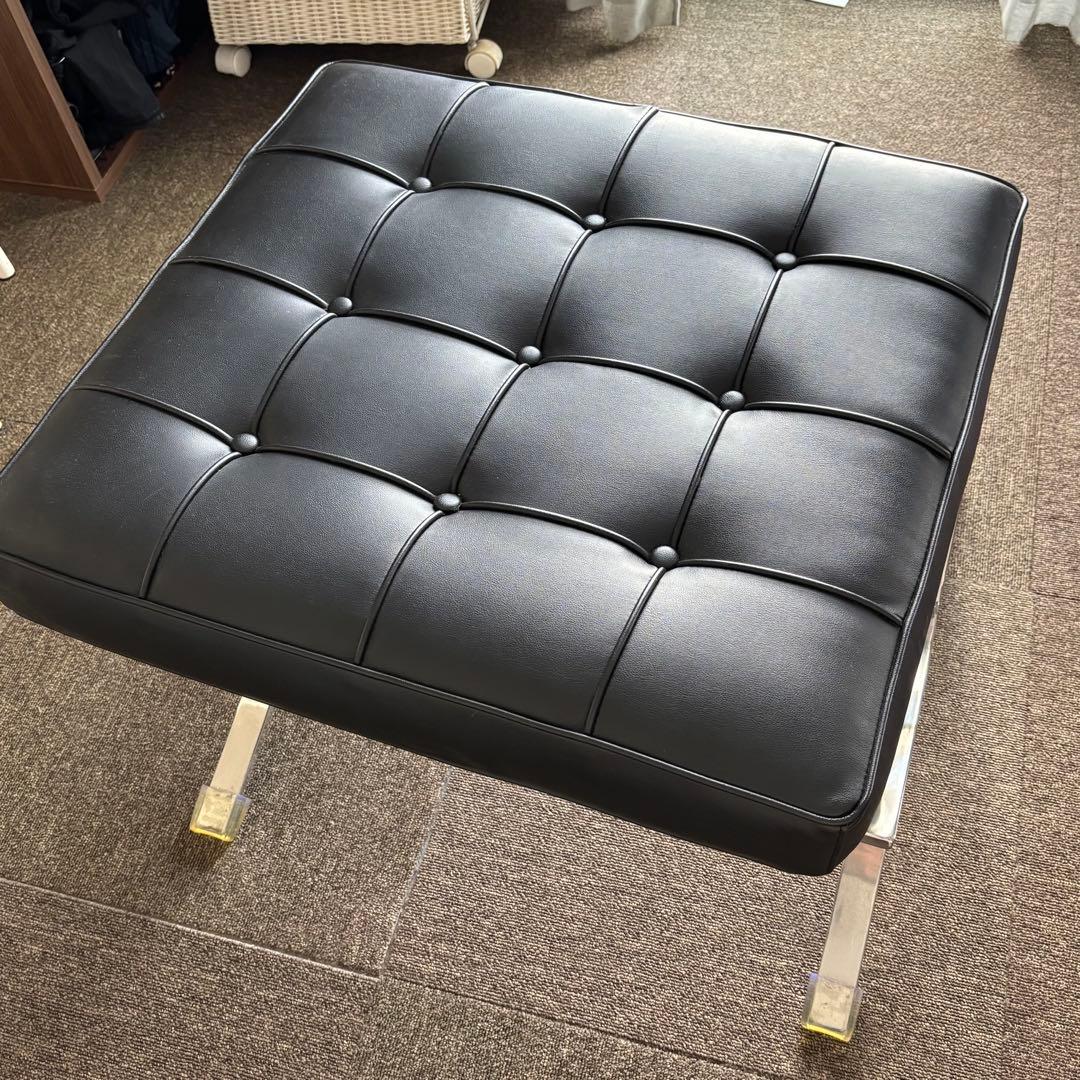 バルセロナ　チェア オットマン（スツール）　美品