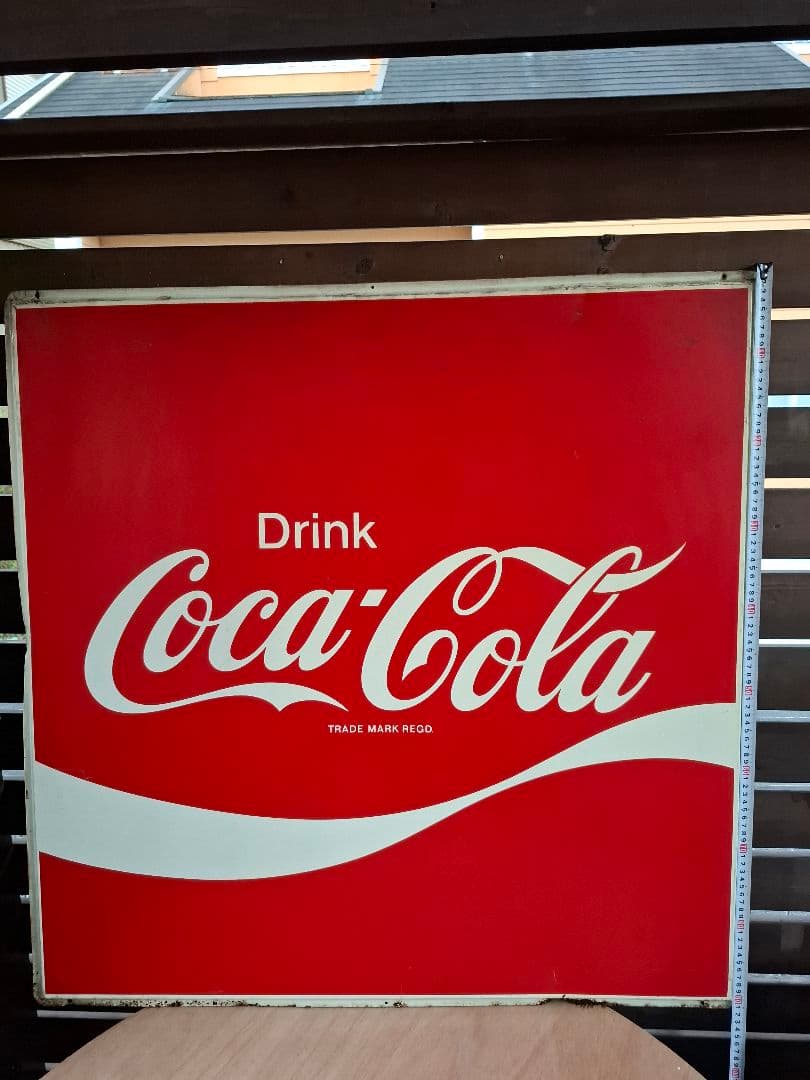 コカ・コーラ　看板　90×90　昭和　レトロ
