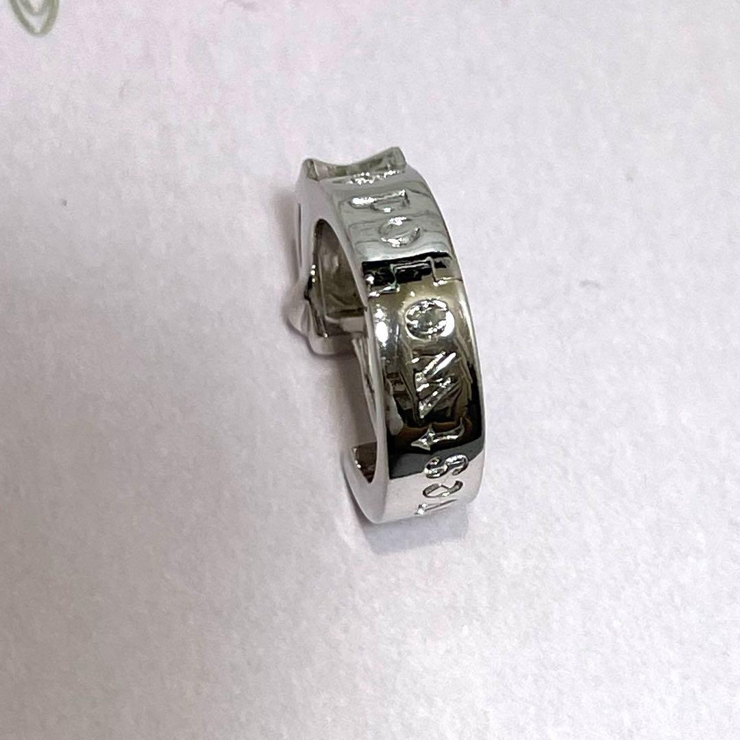 【極美品】ヴィヴィアンウエストウッド　ボビーフープピアス片耳　シルバー　箱ポーチ