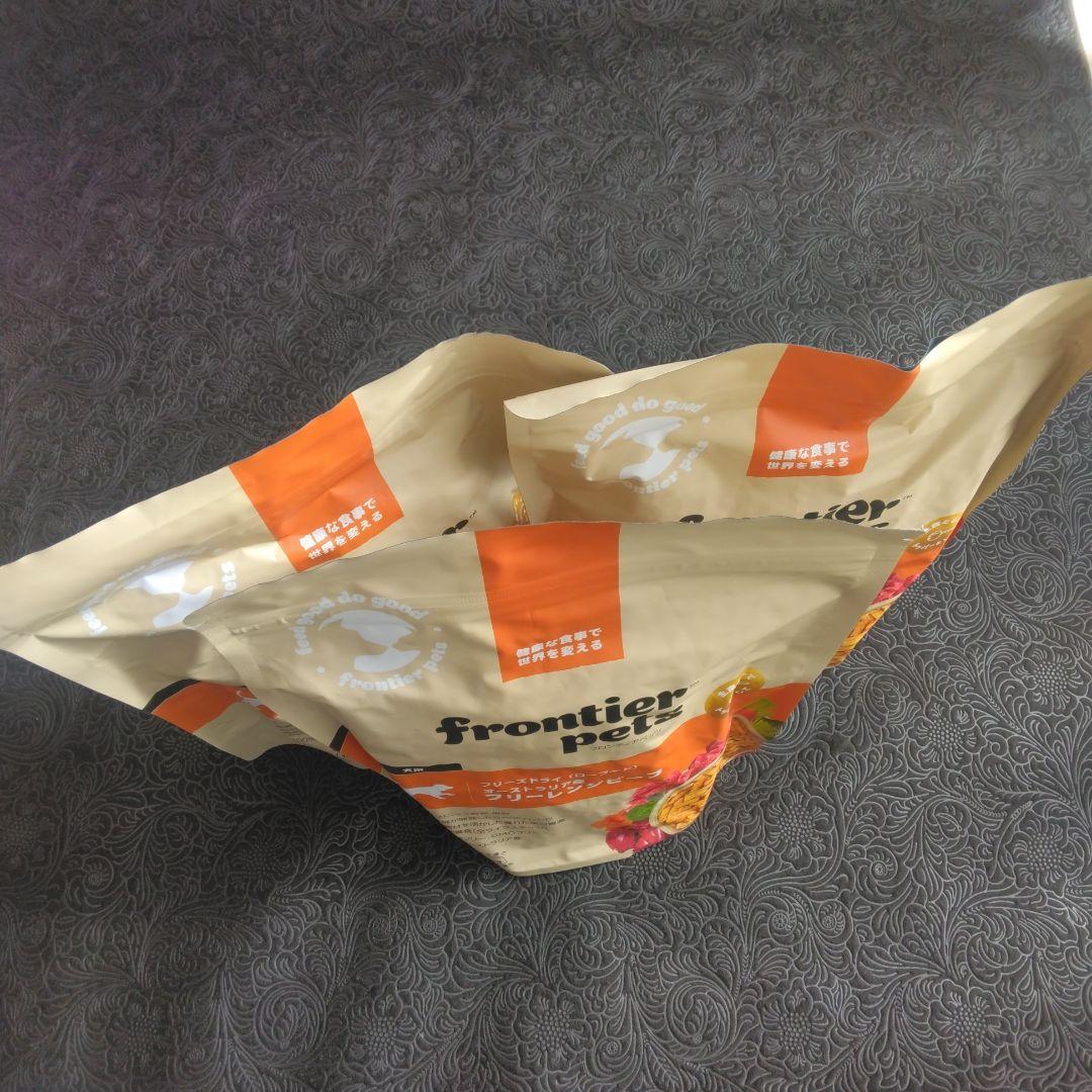 frontier pets フリーズドライドッグフード 　300gx3袋