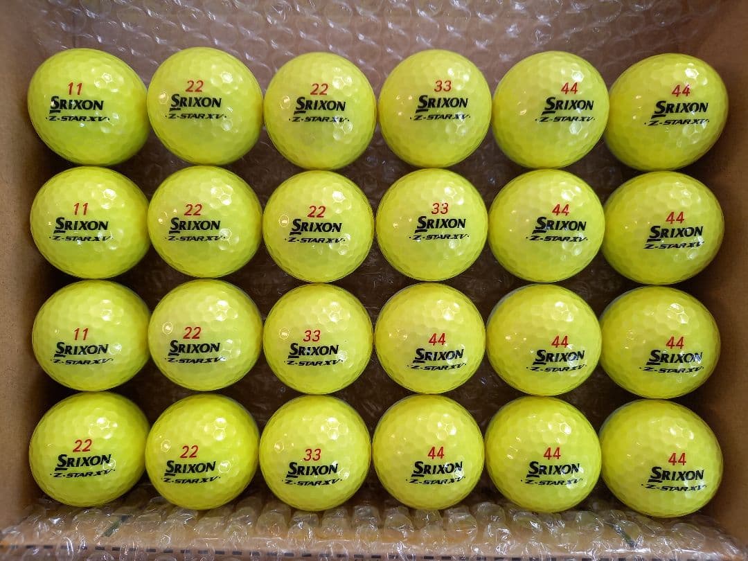 美品スリクソンZ-STAR XV DIVIDE　ロストボール24球
