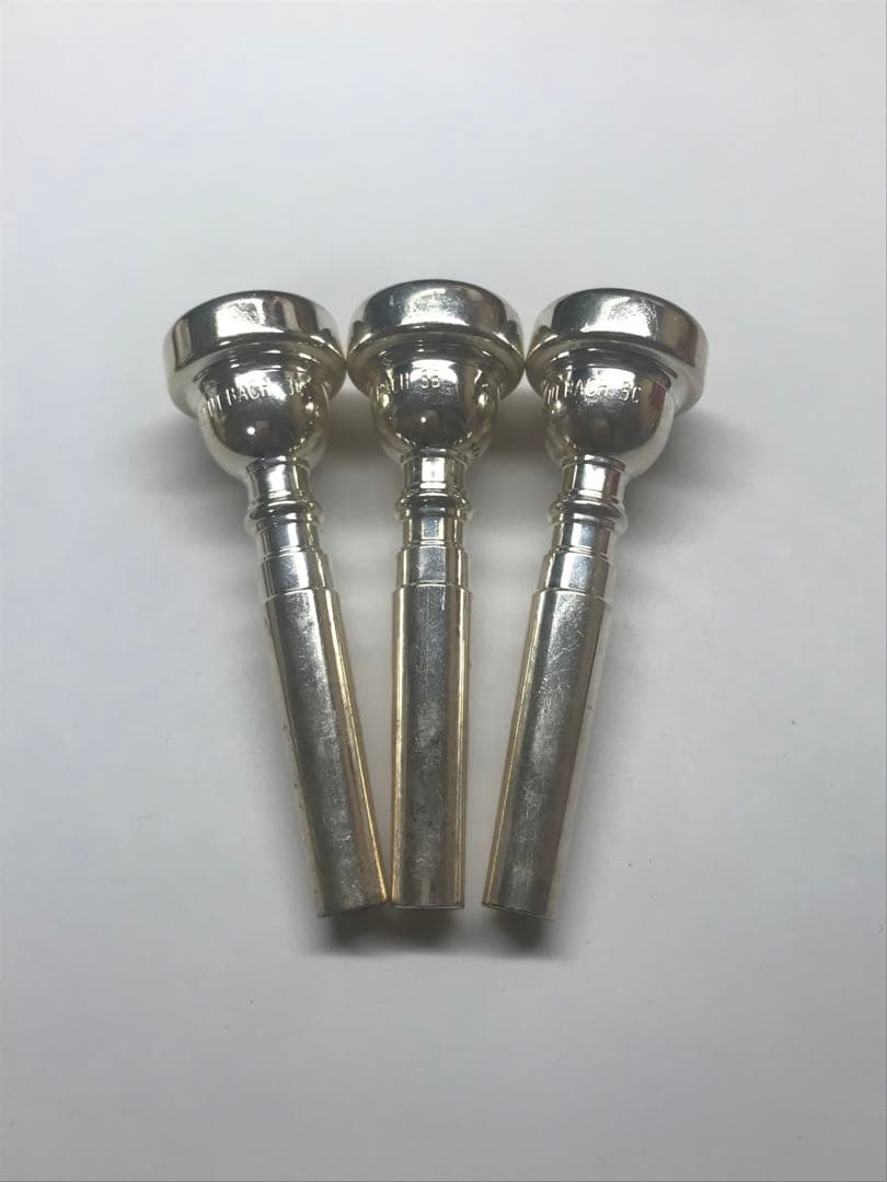 【⚠️まさまさ⚠️】トランペットマウスピース3個セット 3C 5C 3B
