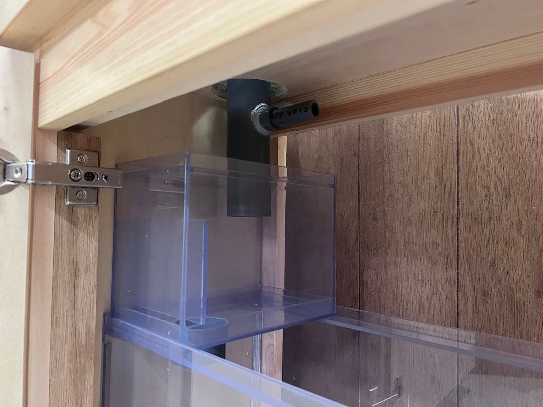 1セット限定　1200ｘ300ｘ300㎜オールガラスオーバーフロー水槽 セット