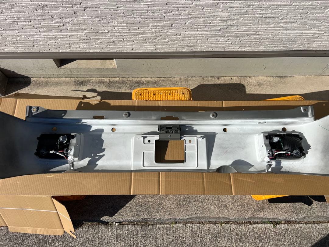 スズキ　エブリイバン　DA17V 純正リアバンパー　モスグレーメタリック