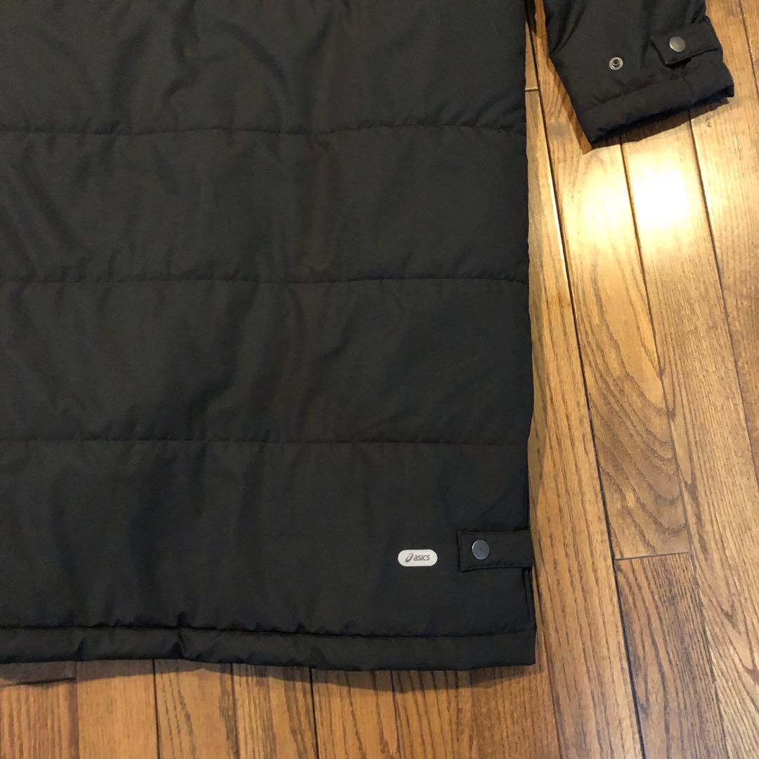 アシックス ベンチコート黒